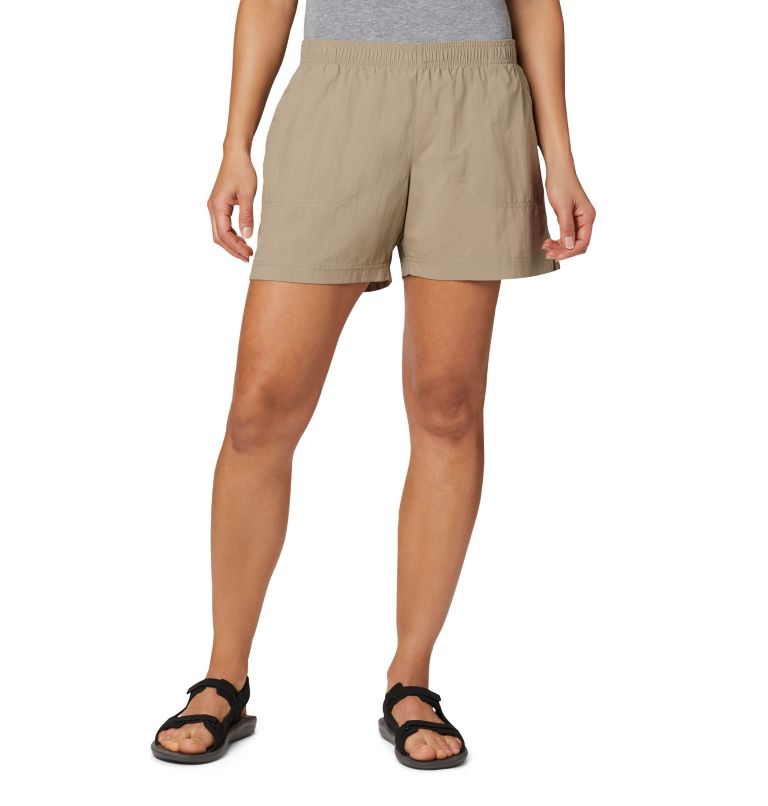 Women's Sandy River Shorts, Color: Tusk, image 1