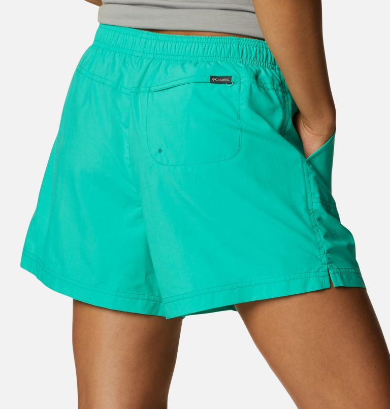 Women's Sandy River Shorts, Color: Electric Turquoise