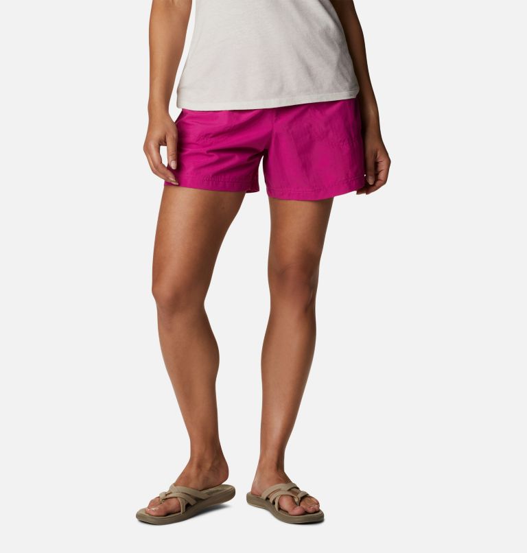 Women's Sandy River Shorts, Color: Wild Fuchsia, image 1