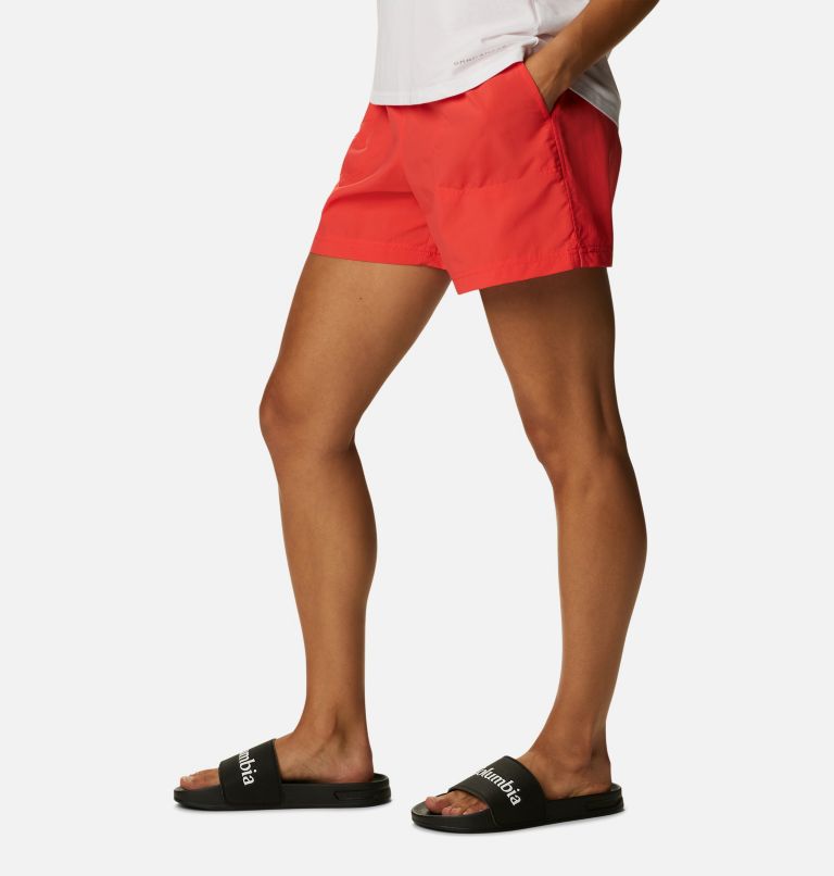 Thumbnail: Women's Sandy River Shorts, Color: Red Hibiscus, image 3