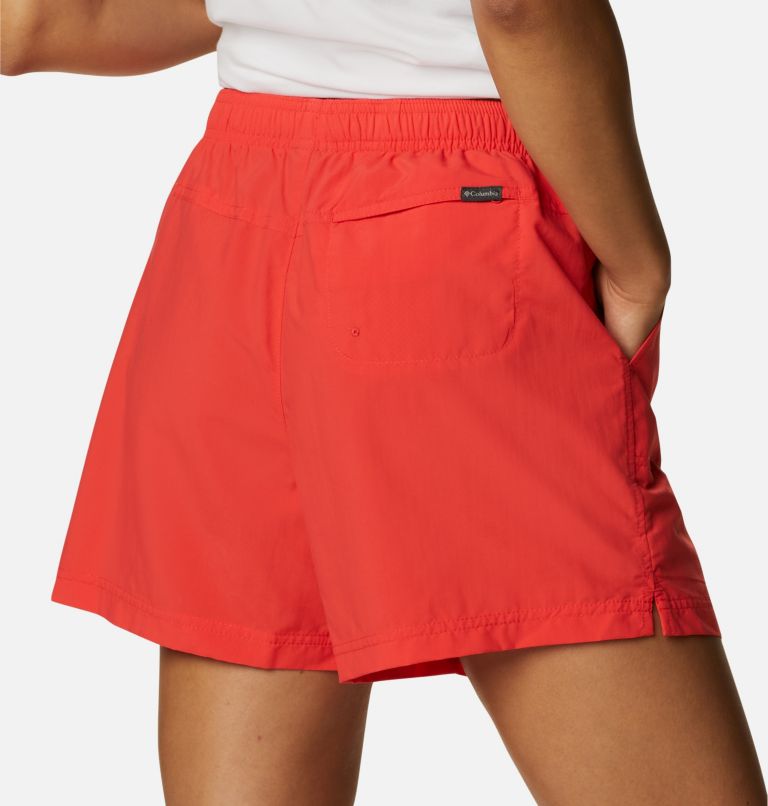 Thumbnail: Women's Sandy River Shorts, Color: Red Hibiscus, image 5