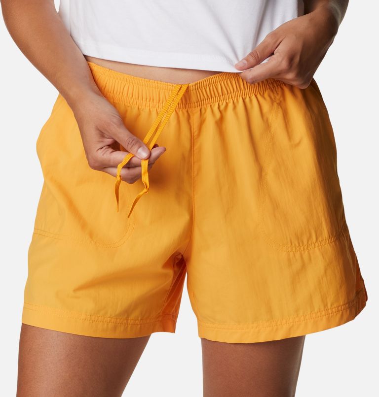 Thumbnail: Women's Sandy River Shorts, Color: Mango, image 4