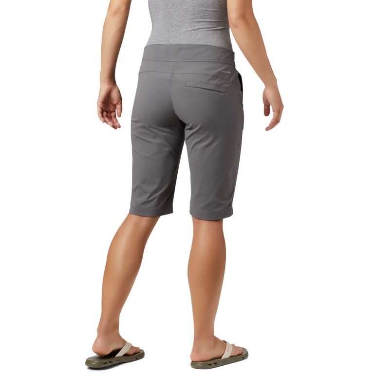 Women's Anytime Outdoor Long Shorts, Color: City Grey, image 2