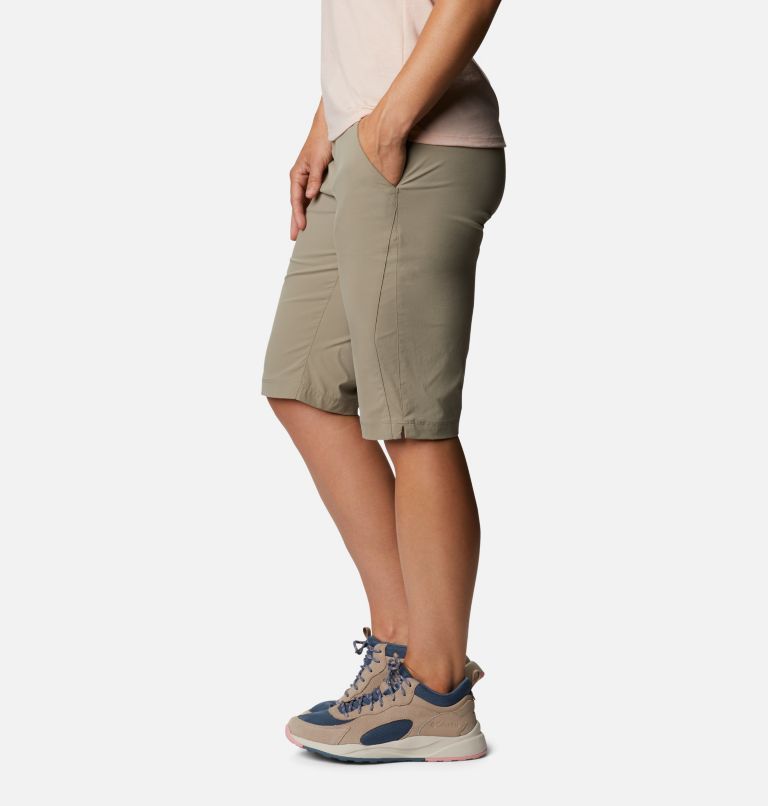 Women's Anytime Outdoor Long Shorts, Color: Tusk, image 3