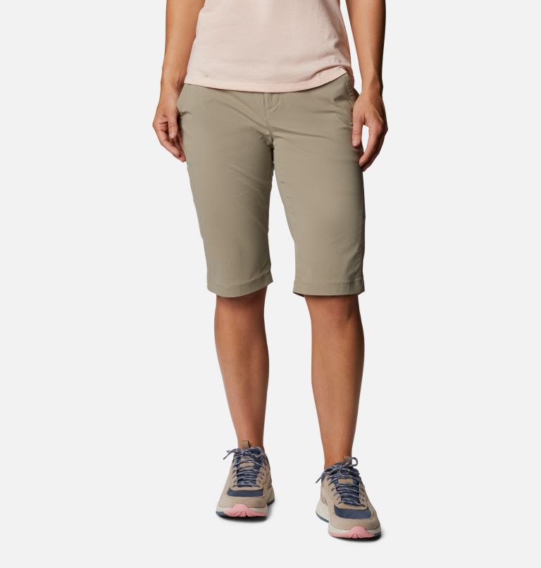 Thumbnail: Women's Anytime Outdoor Long Shorts, Color: Tusk, image 1