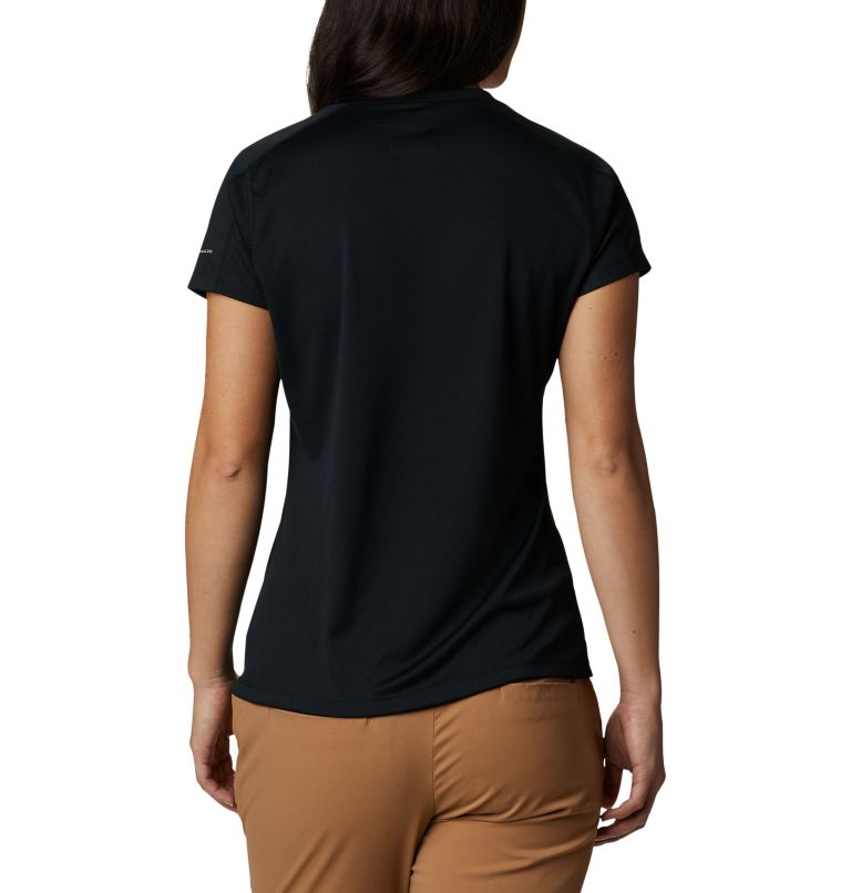 Thumbnail: T-shirt Technique Zero Rules Femme, Color: Black, image 2