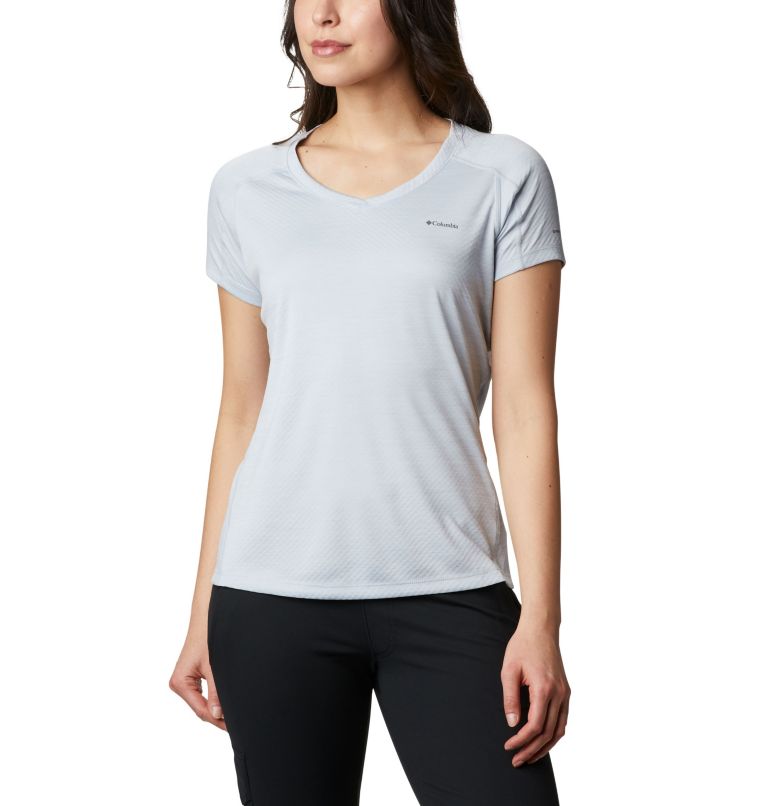 Women's Zero Rules Technical T-Shirt, Color: Cirrus Grey Heather, image 1