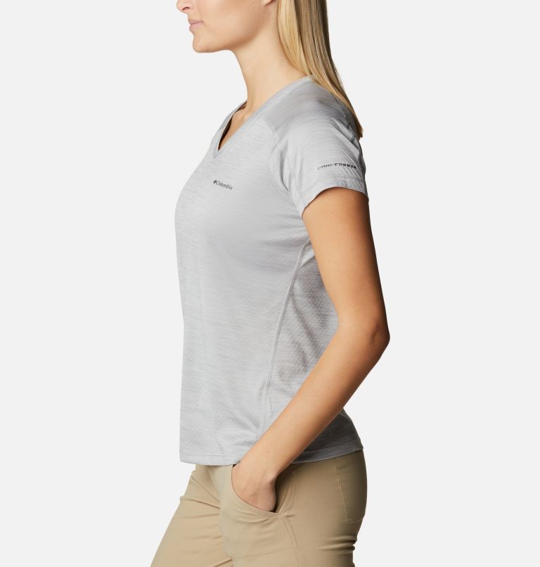 Women's Zero Rules Technical T-Shirt, Color: Columbia Grey Heather, image 3