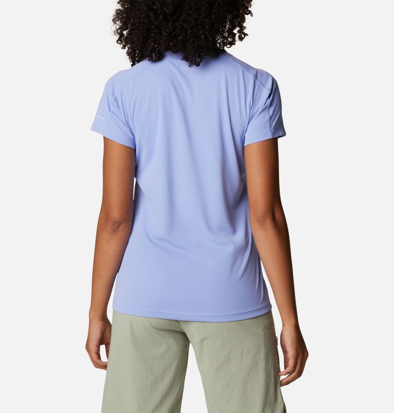 Thumbnail: Women's Zero Rules Short Sleeve Shirt, Color: Serenity, image 2