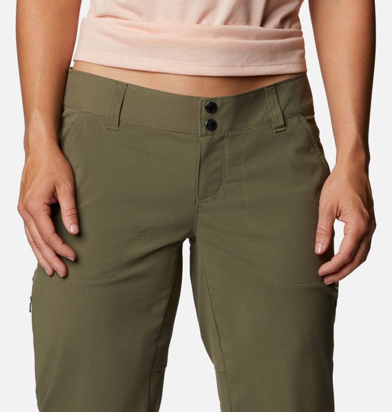 Women's Saturday Trail II Knee Pants, Color: Stone Green, image 4