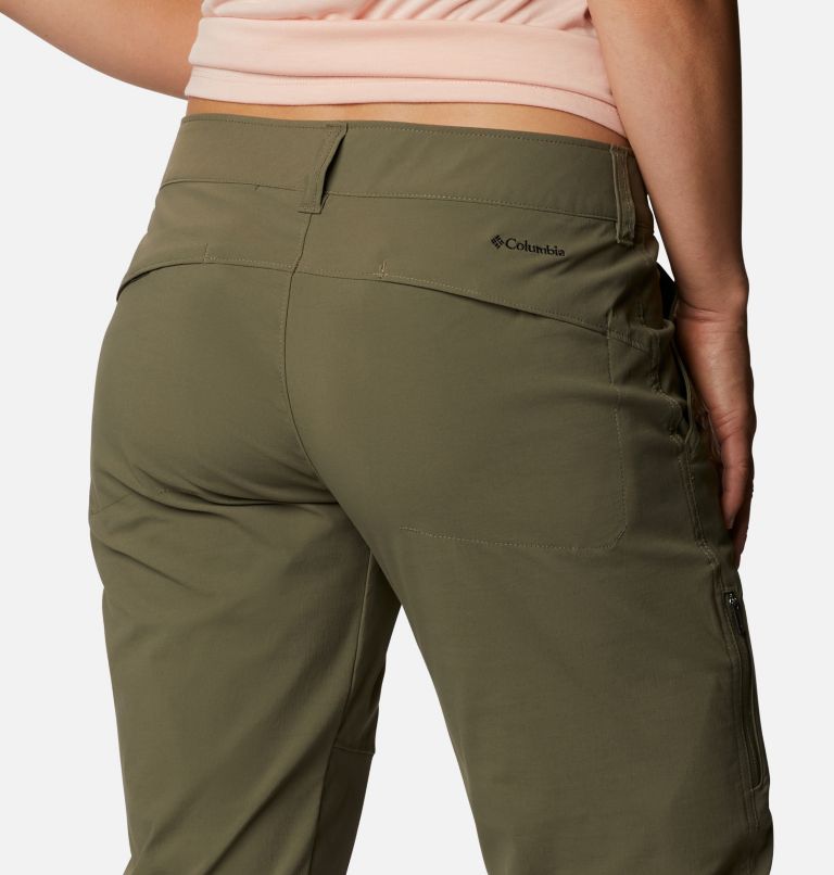 Thumbnail: Women's Saturday Trail II Knee Pants, Color: Stone Green, image 5