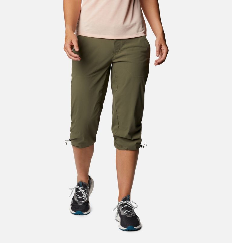 Women's Saturday Trail II Knee Pants, Color: Stone Green, image 1