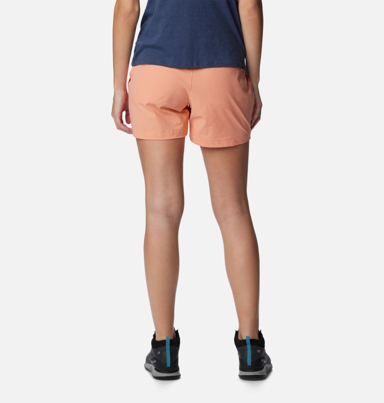 Women's Saturday Trail Shorts, Color: Summer Peach, image 2