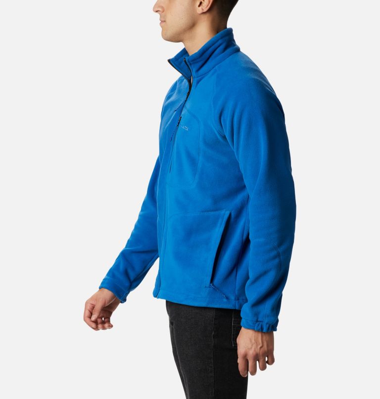 Men’s Fast Trek II Fleece Jacket, Color: Bright Indigo, image 3