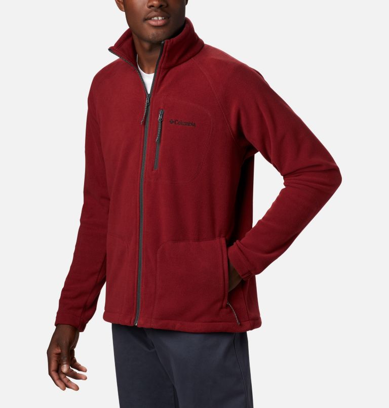 Men’s Fast Trek II Full Zip Fleece , Color: Red Jasper, image 3