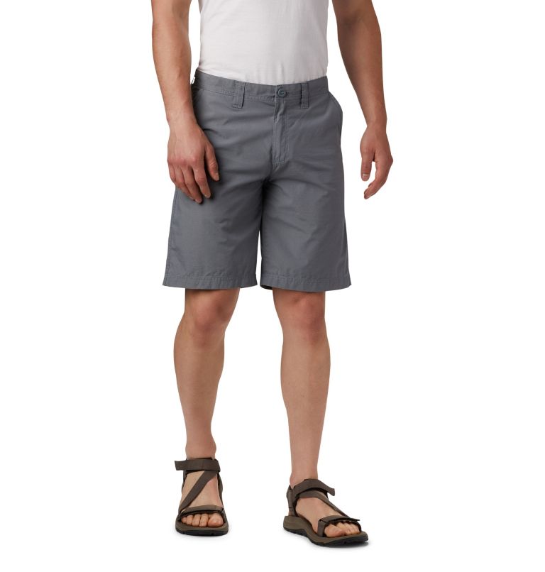 Men's Washed Out Shorts, Color: Grey Ash, image 1