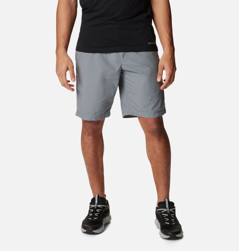 Men's Washed Out Shorts, Color: Grey Ash, image 1