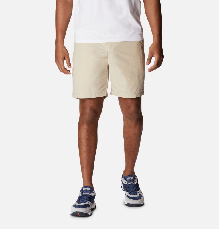 Thumbnail: Men's Washed Out Shorts, Color: Fossil, image 1