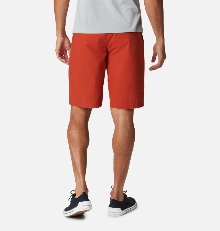 Men's Washed Out Shorts, Color: Dark Sienna, image 2