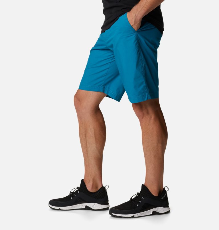 Men's Washed Out Shorts, Color: Deep Marine
