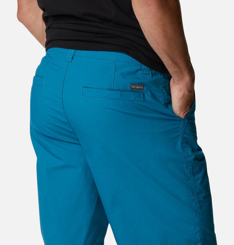 Men's Washed Out Shorts, Color: Deep Marine