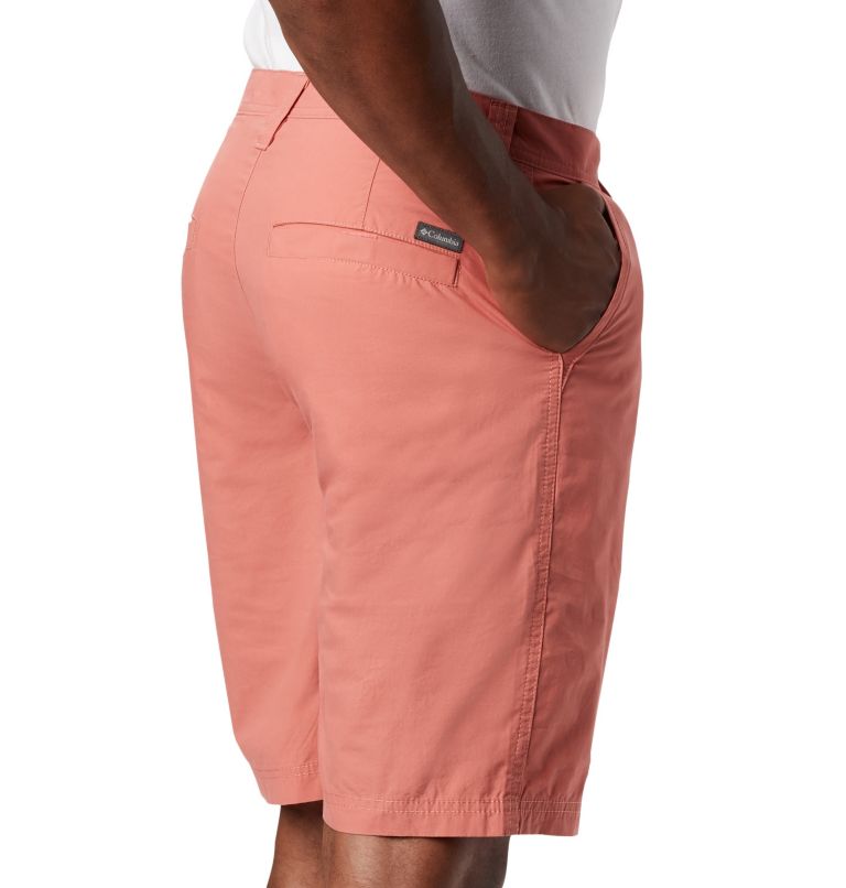 Thumbnail: Men's Washed Out Shorts, Color: Dark Coral, image 3