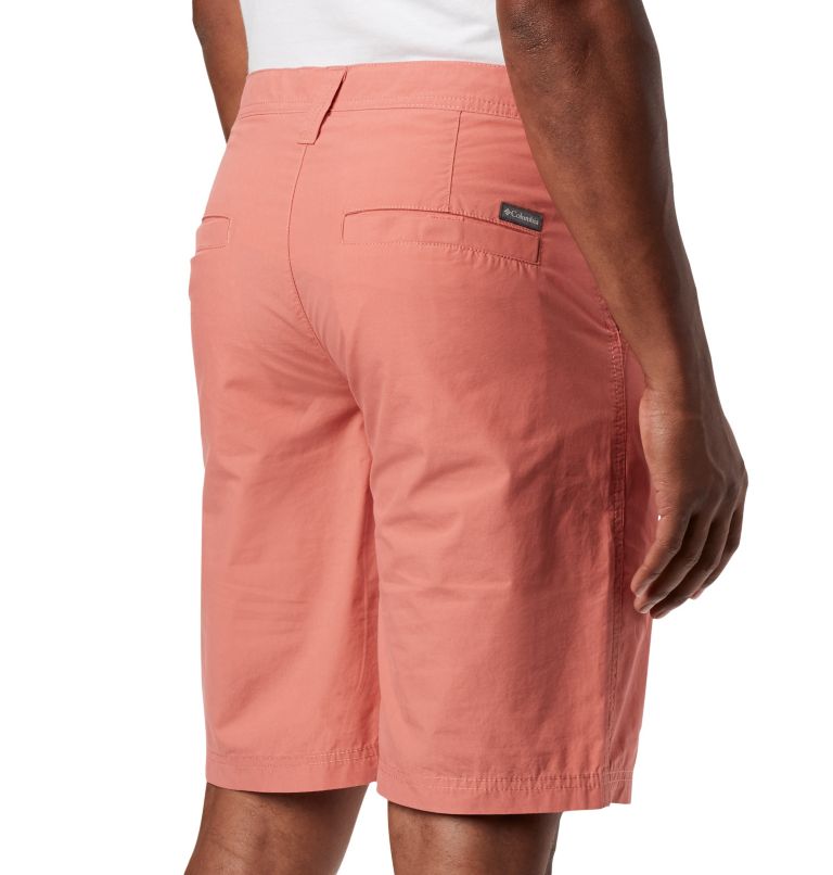 Thumbnail: Men's Washed Out Shorts, Color: Dark Coral, image 4