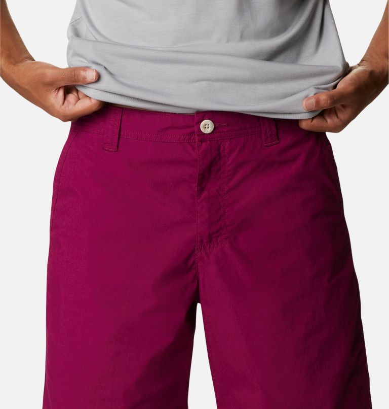 Men's Washed Out Shorts, Color: Red Onion