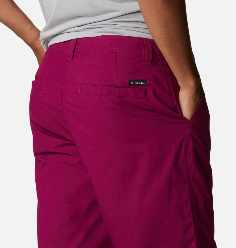 Men's Washed Out Shorts, Color: Red Onion