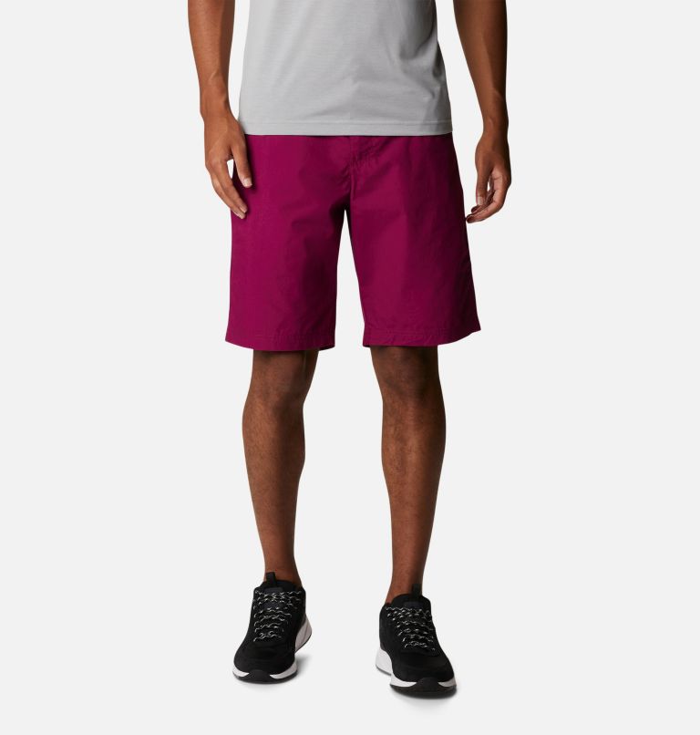 Men's Washed Out Shorts, Color: Red Onion, image 1