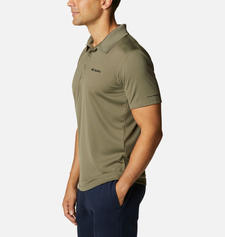 Thumbnail: Men’s Zero Rules Polo Shirt, Color: Stone Green, image 3