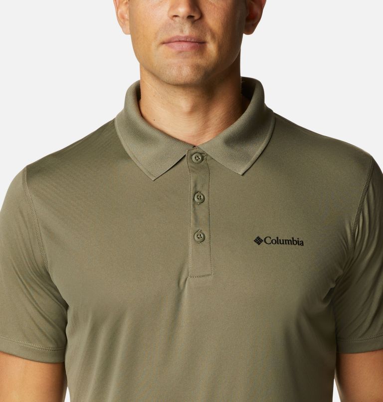 Men’s Zero Rules Polo Shirt, Color: Stone Green, image 4
