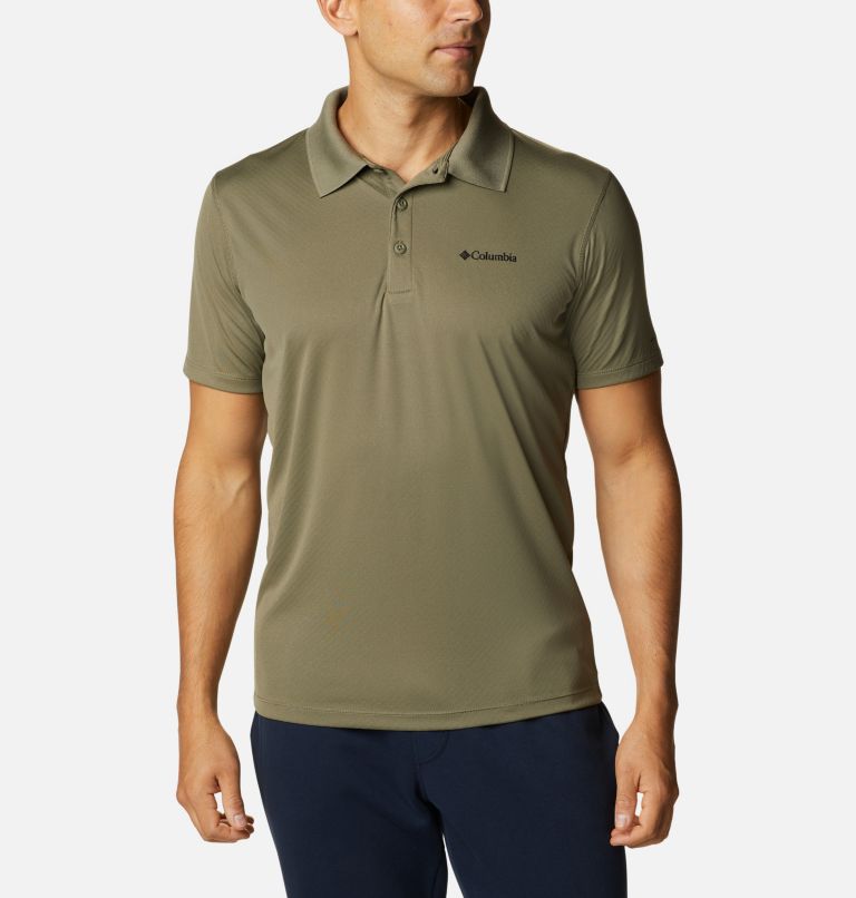 Men’s Zero Rules Polo Shirt, Color: Stone Green, image 1