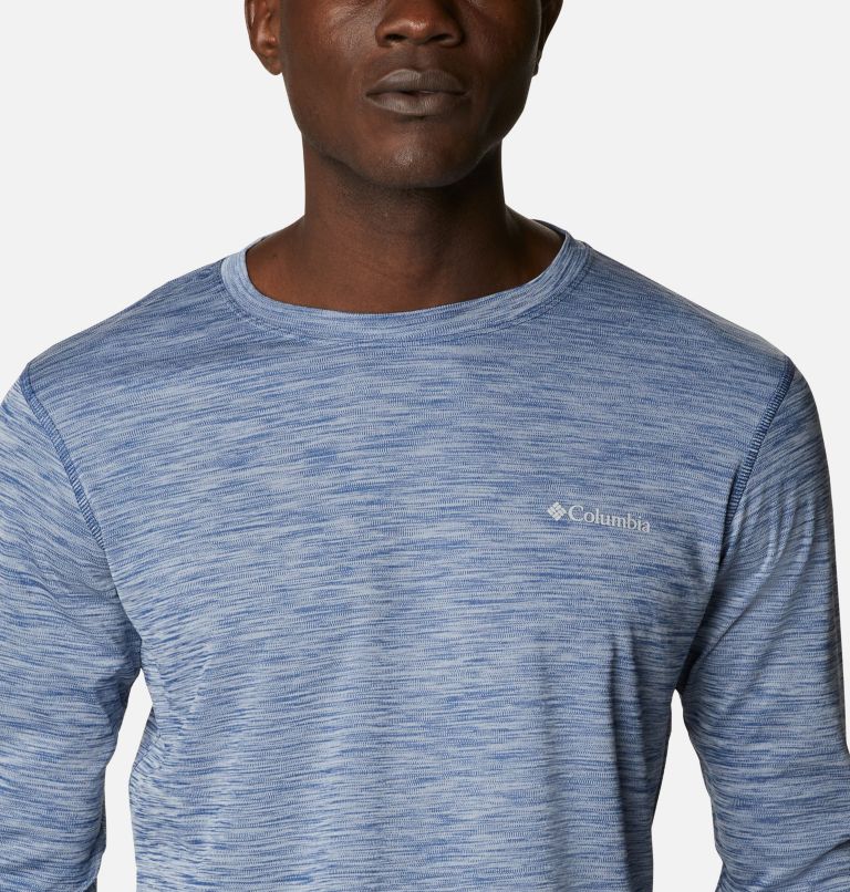 Men's ZERO Rules Technical Long Sleeve Shirt, Color: Carbon Heather, image 4
