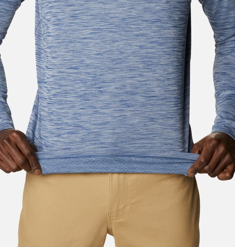 Men's ZERO Rules Technical Long Sleeve Shirt, Color: Carbon Heather, image 5