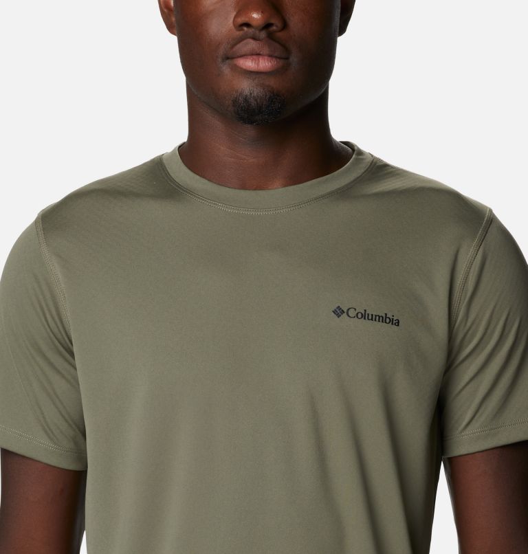 Men's Zero Rules Short Sleeve Shirt - Active Fit, Color: Stone Green, image 4