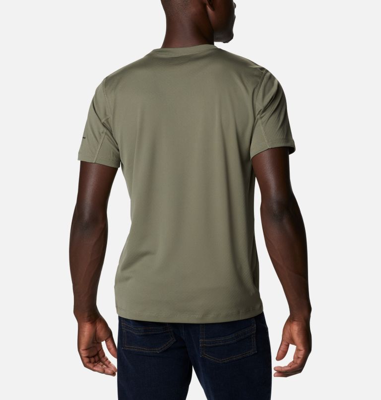 Men's Zero Rules Short Sleeve Shirt - Active Fit, Color: Stone Green, image 2