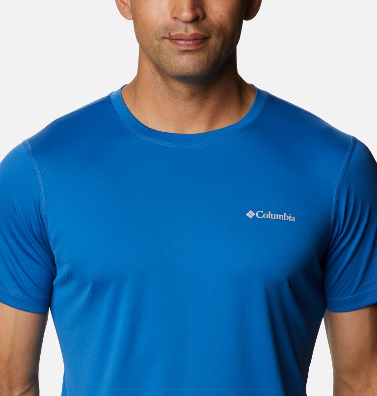 Men's Zero Rules Short Sleeve Shirt - Active Fit, Color: Bright Indigo, image 4