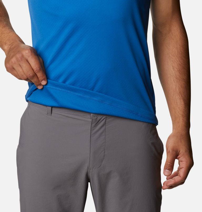 Men's Zero Rules Short Sleeve Shirt - Active Fit, Color: Bright Indigo, image 5