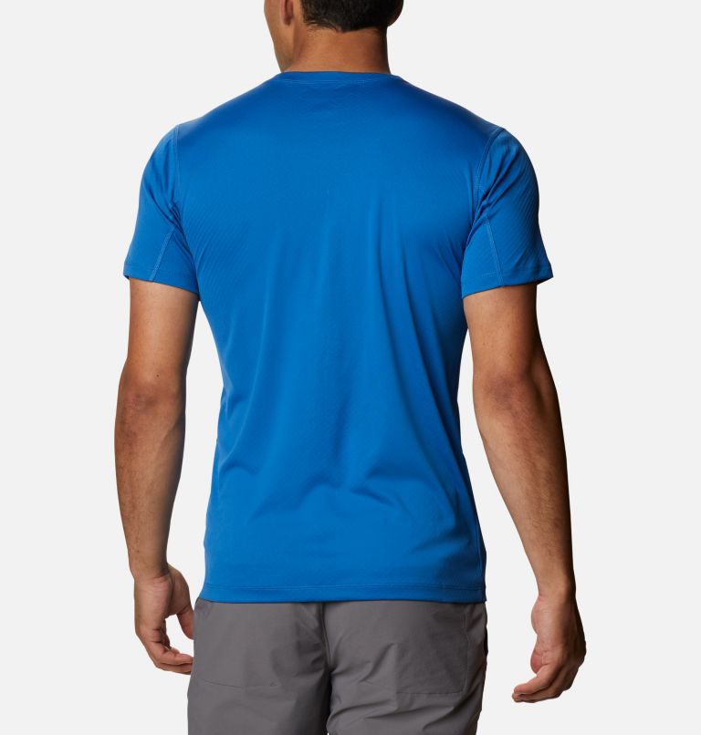 Men's Zero Rules Short Sleeve Shirt - Active Fit, Color: Bright Indigo