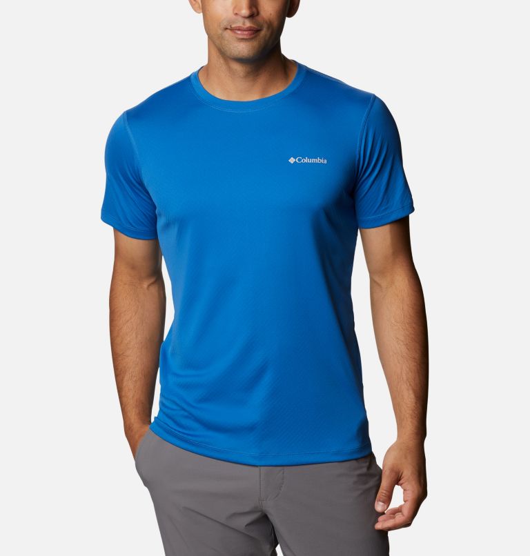 Men's Zero Rules Short Sleeve Shirt - Active Fit, Color: Bright Indigo