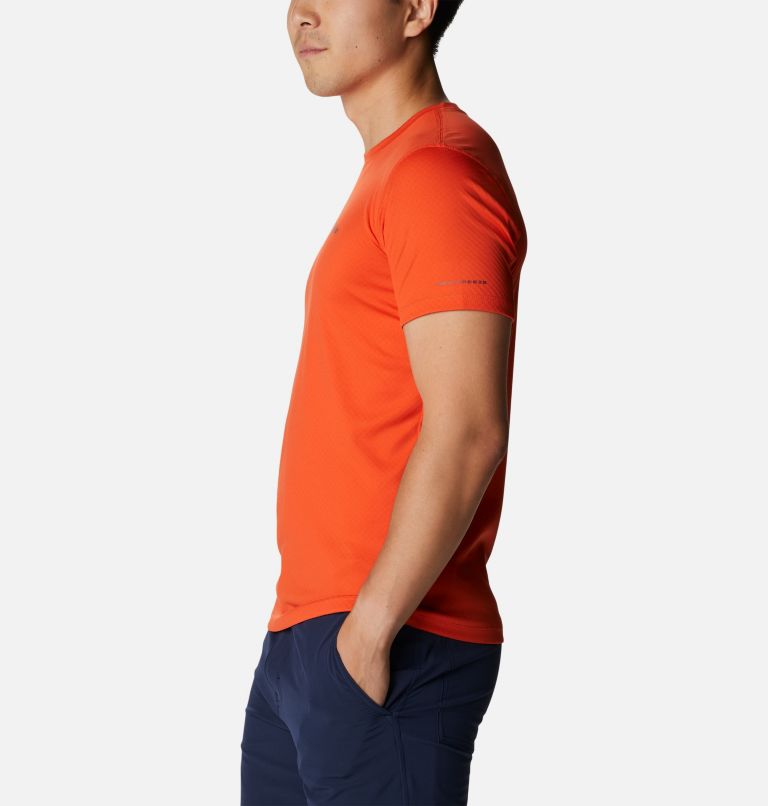 Men's Zero Rules Technical T-Shirt, Color: Red Quartz, image 3