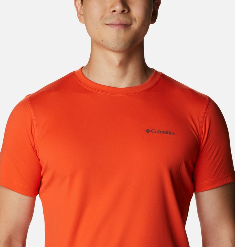 Thumbnail: T-shirt Technique Zero Rules Homme, Color: Red Quartz, image 4