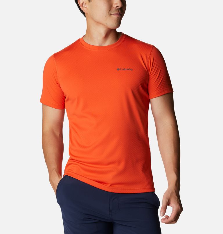 Men's Zero Rules Technical T-Shirt, Color: Red Quartz, image 1