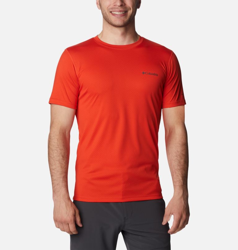 Men's Zero Rules Technical T-Shirt, Color: Spicy, image 1
