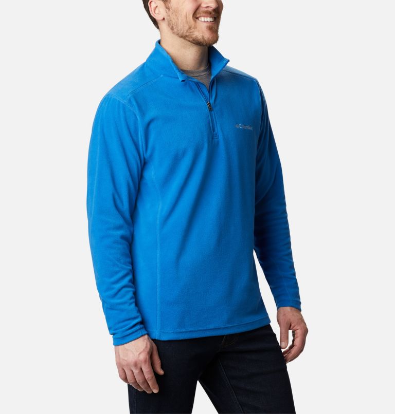 Men’s Klamath Range II Half Zip Fleece Pullover, Color: Bright Indigo