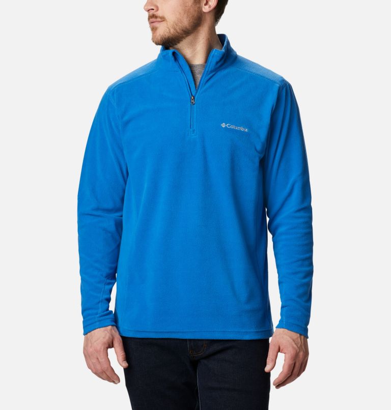 Men’s Klamath Range II Half Zip Fleece Pullover, Color: Bright Indigo