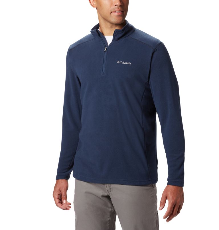 Men’s Klamath Range II Half Zip Fleece Pullover, Color: Collegiate Navy Solid, image 1