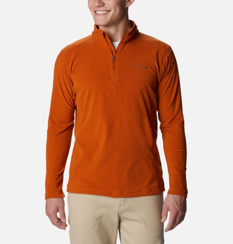 Men’s Klamath Range II Half Zip Fleece Pullover, Color: Warm Copper, image 1
