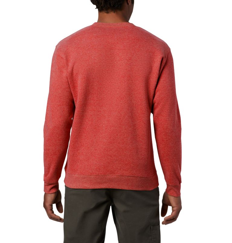 Thumbnail: Men's Hart Mountain II Crew Sweatshirt, Color: Red Jasper Heather, image 2